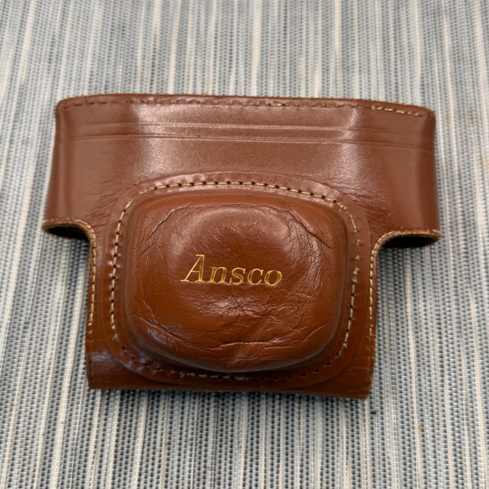 Vintage Ansco Leather‎ Camera Case and Filter Wallet with UV 16 Kodak Filters